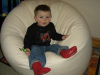 Chilling out in front of the television